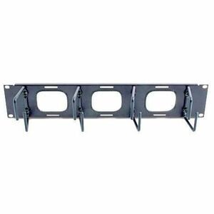 Horizontal Cable Organizer 2U w/pass thr
