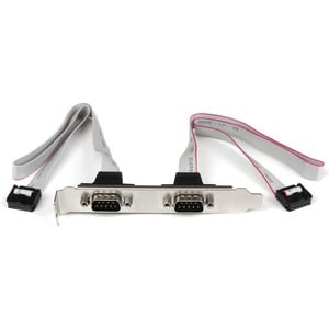 2 PORT DB9 SERIAL PORT BRACKET HEADER