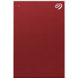 5TB ONE TOUCH PORTABLE W RESCUE-RED