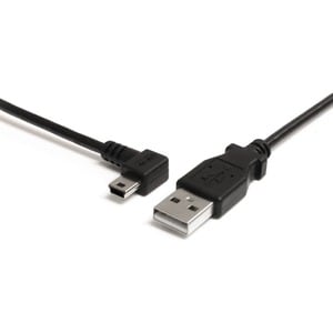 6 ft USB to Left Angle Mini USB Cable