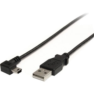 6 ft USB to Right Angle Mini USB Cable