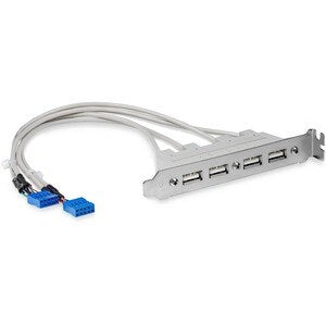 4 Port USB A Female Slot Plate Adapter