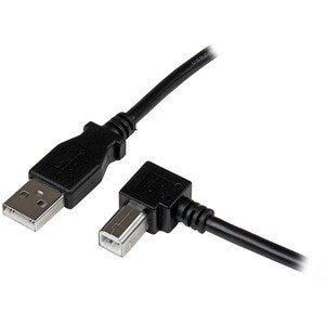 2m USB 2.0 A to Right Angle B Cable M/M