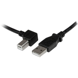 3m USB 2.0 A to Left Angle B Cable M/M