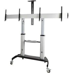 Dual TV Cart / Mount, Rolling TV Cart