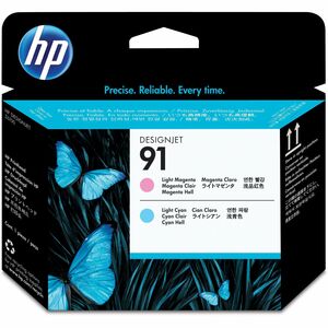 HP 91 Lt Magenta and Lt Cyan Printhead