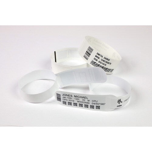 WRISTBAND POLYPROPYLENE 1X11IN (25.4X2