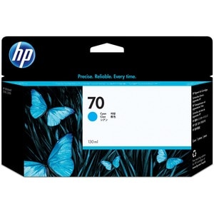 HP 70 130ml Cyan Ink Cartridge