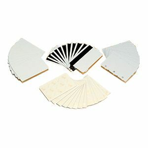 ZEBRA WHITE PVC CARDS 30 MIL (500 CARDS