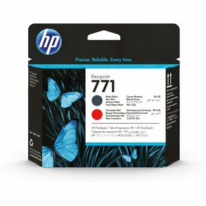 HP 771 Mte Bk/Chromatic Red Printhead