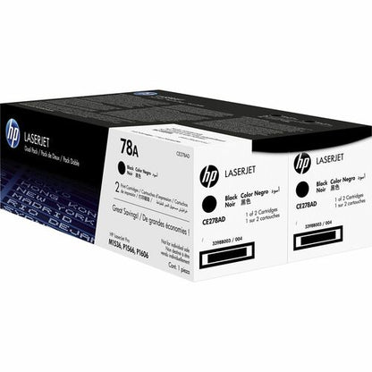 78A BLACK TWIN-P LJ TONER CART CE278AD