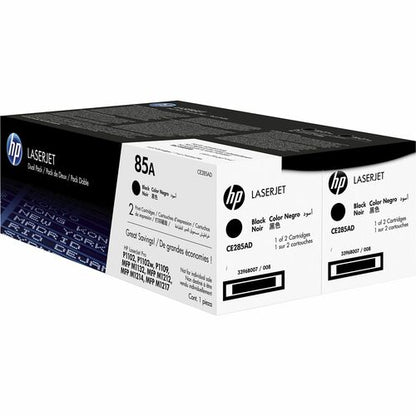 85A BLACK TONER CART TWIN PACK