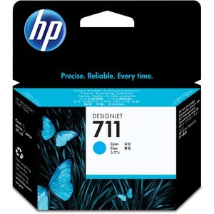 HP 711 29ml Cyan Ink Cartridge.