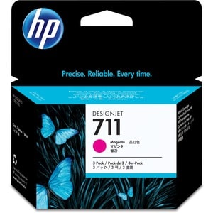 HP 711 29ml x 3Pack Mag Ink Cartridge