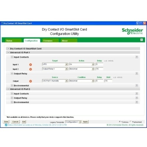 Dry Contact I/O SmartSlot Card