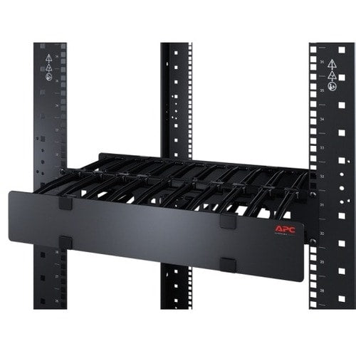 Horizontal Cable Manager. 2U x 4IN Deep.