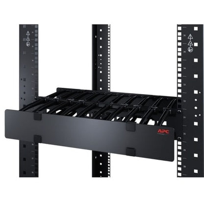 Horizontal Cable Manager. 1U x 4IN Deep.