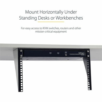 6U 19IN VERTICAL WALL MOUNT RACK BRACKET
