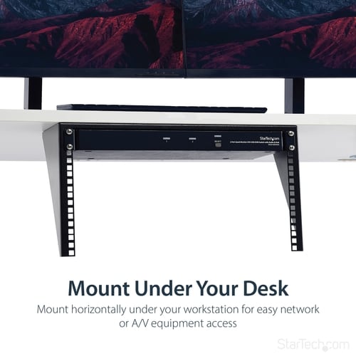 6U 19IN VERTICAL WALL MOUNT RACK BRACKET