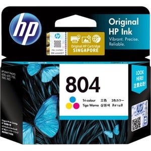 HP 804 TRI-COLOR ORIGINAL INK CARTRIDGE