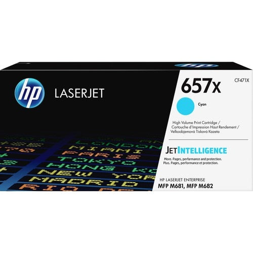 657X Cyan LaserJet Toner Cartridge
