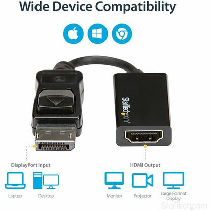 DISPLAYPORT TO HDMI ADAPTER - 4K 60HZ