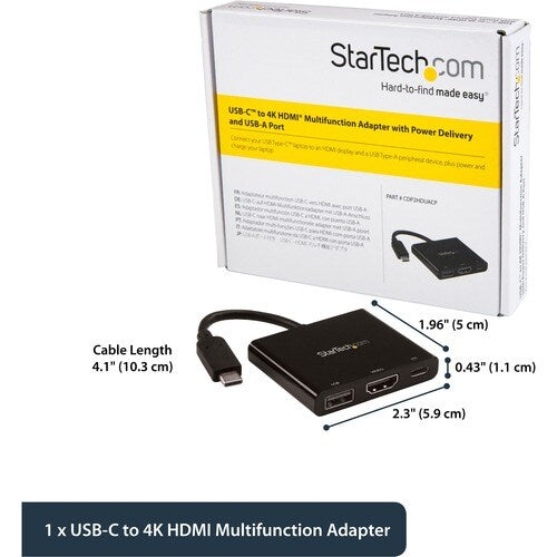 USB-C 4K HDMI MULTIFUNCTION ADAPTER - P.