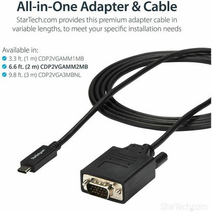 2M (6 FT.) USB-C TO VGA ADAPTER CABLE