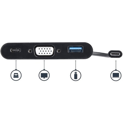 USB-C TO VGA MULTIFUNCTION ADAPTER - PD