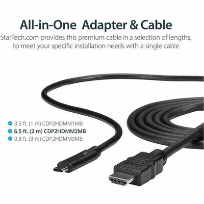 2M USB-C TO HDMI ADAPTER CABLE - 4K 30HZ