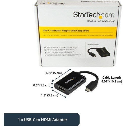 USB-C TO HDMI ADAPTER W/ POWER DELIVERY