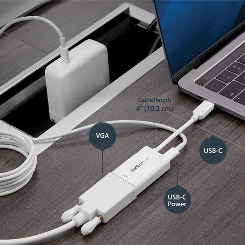 USB C TO VGA ADAPTER WITH POWER DELIVERY