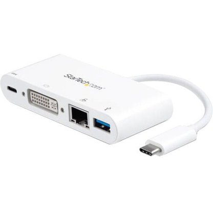 USB-C MULTIPORT ADAPTER - PD - DVI - GBE