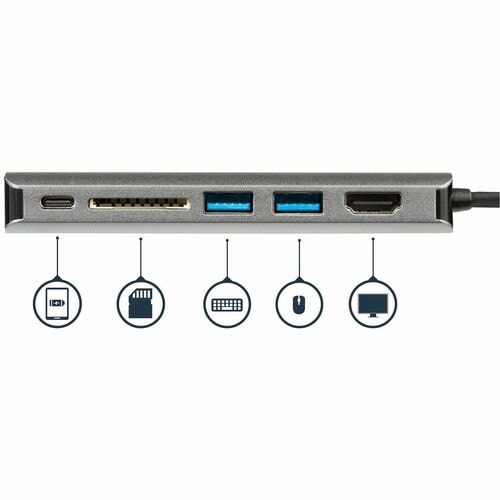 USB-C MULTIPORT ADAPTER W/ SD - HDMI GBE