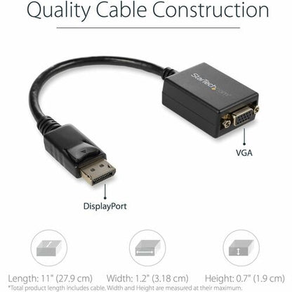 DISPLAYPORT TO VGA VIDEO CONVERTER