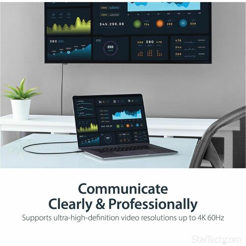 1M USB-C TO DP ADAPTER CABLE - 4K 60 HZ