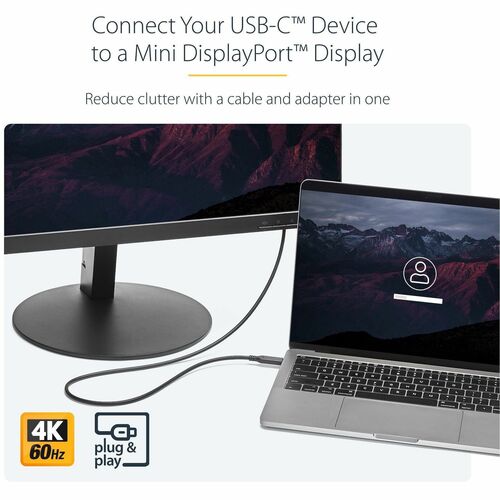 CABLE USB C TO MINI DISPLAYPORT 1.8M