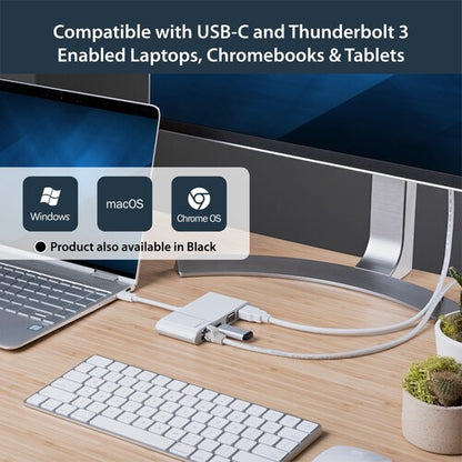 USB-C MULTIPORT ADAPTER 4K HDMI VGA GBE