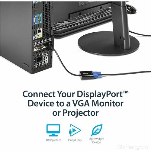 DISPLAYPORT 1.2 TO VGA ADAPTER CONVERTER