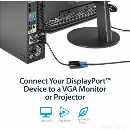 DISPLAYPORT 1.2 TO VGA ADAPTER CONVERTER