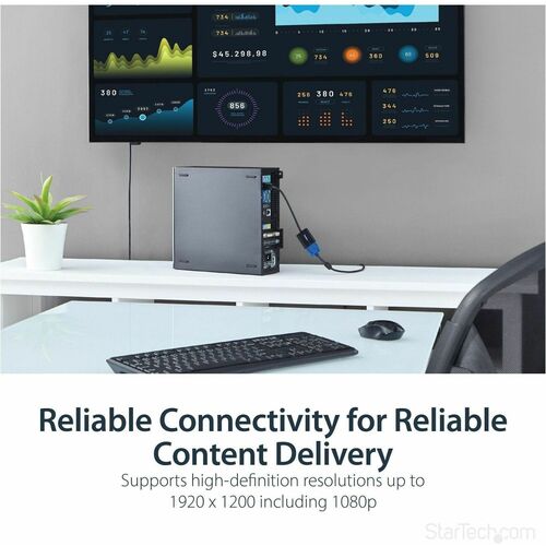 DISPLAYPORT 1.2 TO VGA ADAPTER CONVERTER