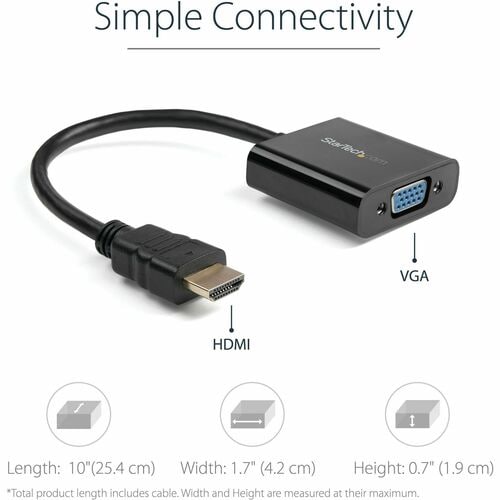 HDMI TO VGA ADAPTER CONVERTER 1920X1080