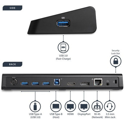 USB 3.0 4K LAPTOP DOCKING STATION 4K DP