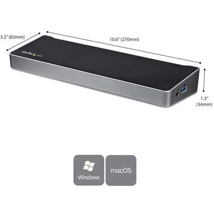 TRIPLE-VIDEO DOCKING STATION FOR LAPTOPS