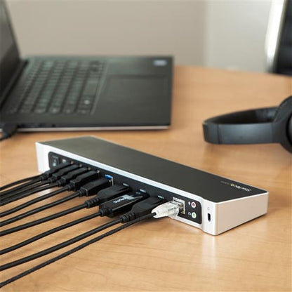 TRIPLE-VIDEO DOCKING STATION FOR LAPTOPS