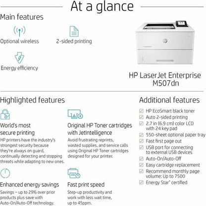 LaserJet Enterprise M507dn