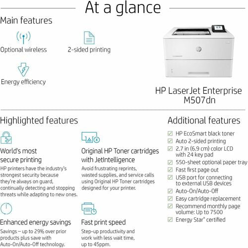 LaserJet Enterprise M507dn