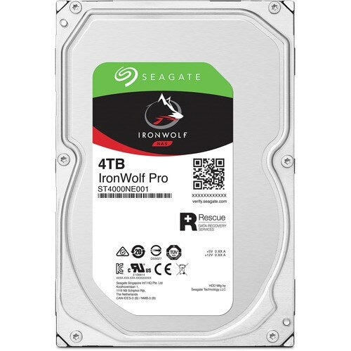 IRONWOLF PRO 4TB SATA 7200RPM 256MB