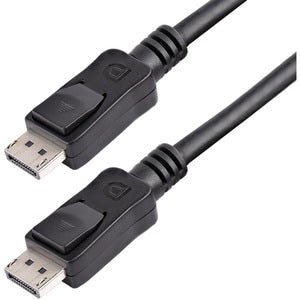 5M DISPLAYPORT CABLE WITH LATCHES M/M