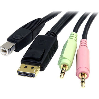 4-in-1 USB DisplayPort KVM Switch Cable